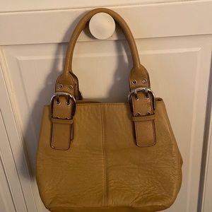Tignanello quality-leather handbag, adjustable straps! Wonderful lined interior